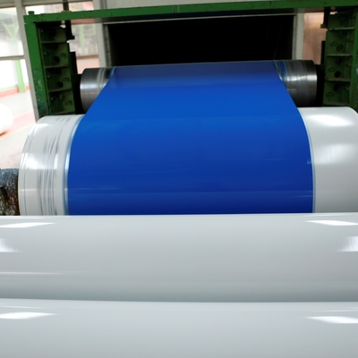 Linha de revestimento de aço máquina da cor da tira que lamina imprimindo dois três dois de revestimento que cozem