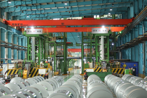 linha de tipo contínuo eficiência elevada da galvanização de 850mm Cgl do equipamento