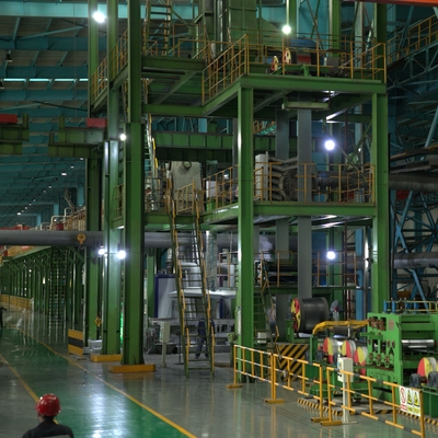 Processo de linha de galvanização contínua de 1,0-3,0 mm 450 mm para a indústria siderúrgica