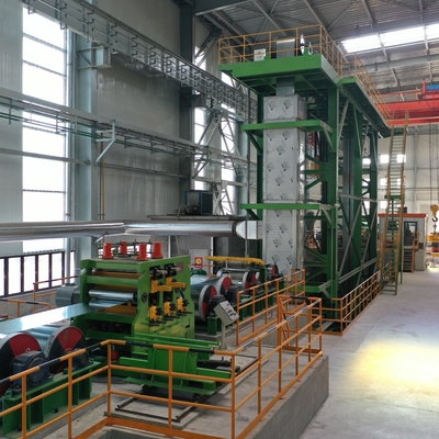 Linha contínua 1.2-3.0mm 1250mm máximo da galvanização da indústria de aço do Cs