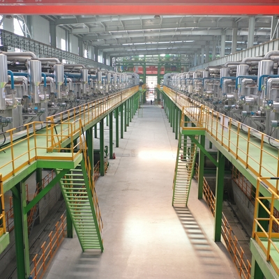 Galvanização contínua da indústria de aço após a laminagem a quente com gás da fornalha
