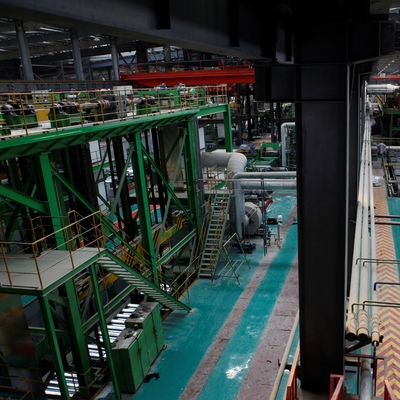 Laminado bobina a planta de galvanização contínua 500mm do mergulho quente