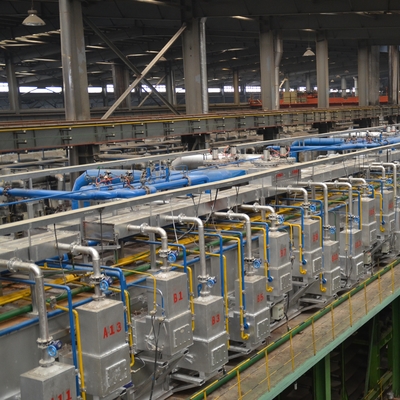 Laminado bobina a planta de galvanização contínua 500mm do mergulho quente