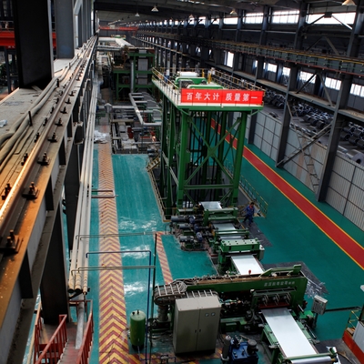 linha contínua do Galvalume da galvanização de 1250/1350mm para produtos do centro de detecção e de controlo