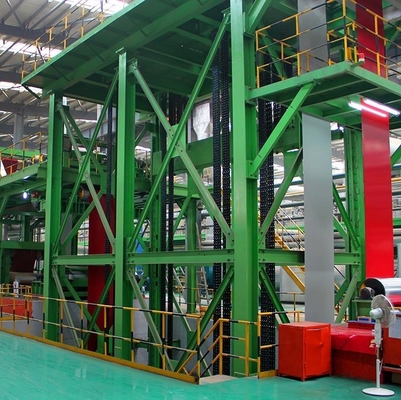 Linha de revestimento de aço máquina da cor da tira do processo