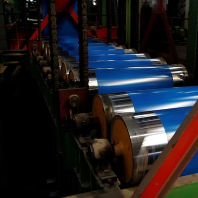 Linha de revestimento contínua processo da cor do equipamento