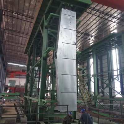 Linha contínua metal 550mm de aço da galvanização do mergulho quente do processo 0.2-0.6mm