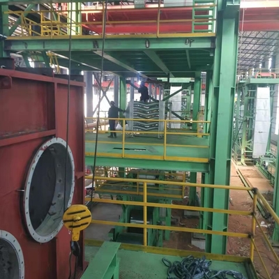 Linha de aço processo 0.15-0.8mm da galvanização do mergulho quente 1250mm 200000TPY