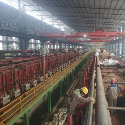 Linhas processo 1.0-1.5mm 650mm da galvanização do mergulho quente do zinco 100 000TPY