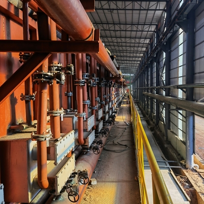 Linha de aço 1.5-3.0mm 650mm 120,000TPY da galvanização do mergulho quente do metal