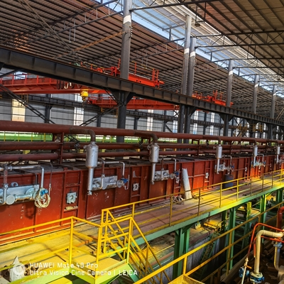 Linha de aço fabricante da galvanização do mergulho quente da tira 0.5-1.5mm 400mm 70000TPY