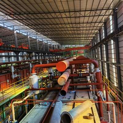 Linha de aço fabricante da galvanização do mergulho quente da tira 0.5-1.5mm 400mm 70000TPY