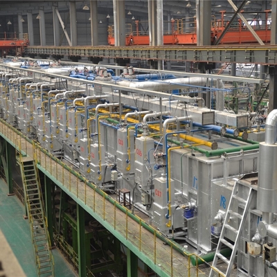 Metal de aço Ss do processo de planta 1.3-2.5mm da galvanização do mergulho quente 300-850mm