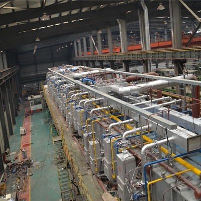 Metal de aço Ss do processo de planta 1.3-2.5mm da galvanização do mergulho quente 300-850mm