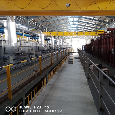 linha automática metal da galvanização de 0.7-1.3mm do aço do equipamento 250000TPY