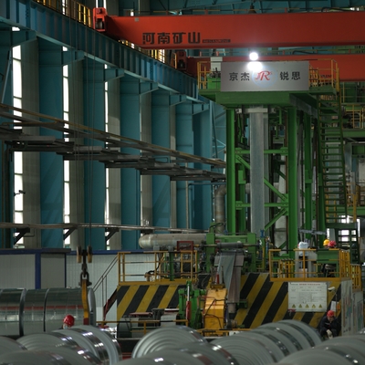 Linha de galvanização Cgl contínua de 1250 mm para bobina laminada a quente