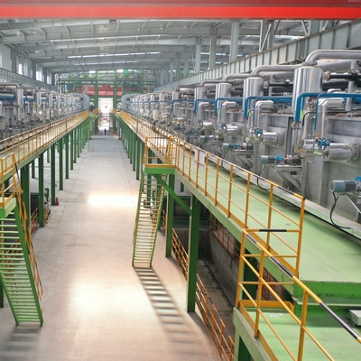 Galvanização contínua da indústria de aço após a laminagem a quente com gás da fornalha