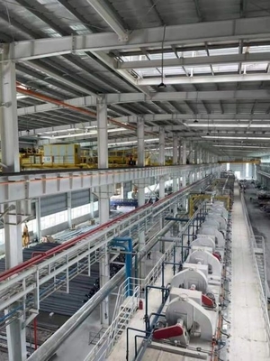 Galvanização contínua da indústria de aço após a laminagem a quente com gás da fornalha