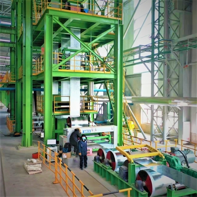 Linha contínua vertical eletro projeto da galvanização de planta de aço da galvanização