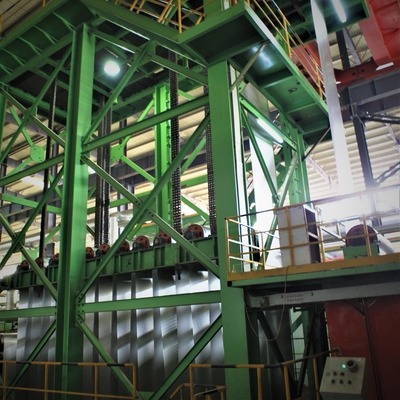 Linha laminada tira estreita contínua da galvanização da bobina do equipamento 650/850mm