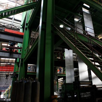 Linha de produção de aço bobina fria da galvanização do mergulho quente da tira de HDGL para revestir o zinco